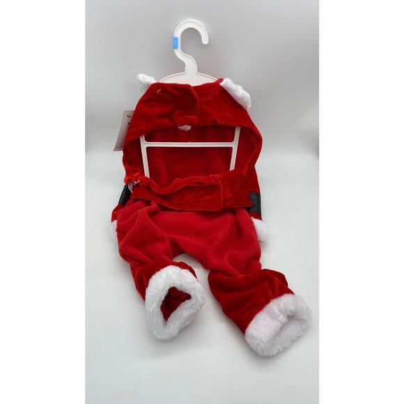 New Dog Pet Santa Claus Christmas Holiday Jumpsuit S - Picture 2 of 4